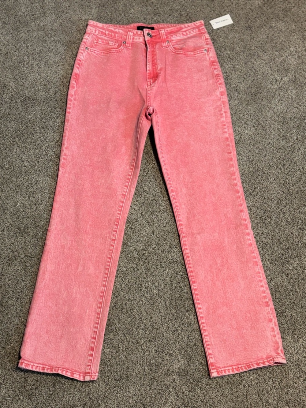 Juicy Couture Vintage Pink Straight Leg Jeans